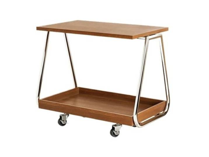 9bbhfJw4R Couchtisch im Landhausstil Mobiler Sofa-Beistelltisch, moderner, minimalistischer Trolley