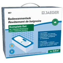 Jaeger 897 Fliesen- & Badewannenlack für 6,8 m2, Aplineweiß