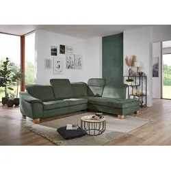 ComfortPlan Ecksofa Sölden Stoff Moos