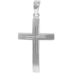 trendor 21556 Kreuz-Anhänger für Herren 925 Silber 24 x16 mm