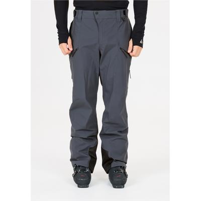 Skihose SOS "Cosmos", Herren, Gr. S, US-Größen, grau, 95% Polyamid, 5% Elasthan, unifarben, Hosen Skihose, mit wasserdichter Membran
