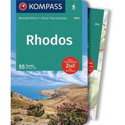 KOMPASS Wanderführer Rhodos, 55 Touren, Taschenbuch von Michael Will, KOMPASS Freytag & Berndt, 978-3-99044-361-3
