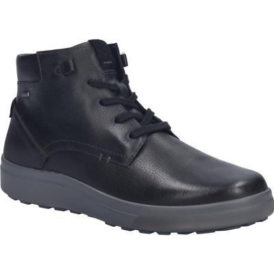 Sneaker JOSEF SEIBEL "Maddox 02, schwarz", Herren, Gr. 41, schwarz, Obermaterial: 100% Rindsleder Leather cow., Schuhe Sneaker