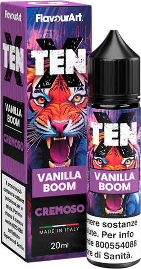 Flavourart Vanilla Boom Tenx Liquido Shot 20ml Vaniglia