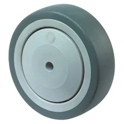 BS Rollen Ersatzrad Gummi grau Kugellager Ø 100 mm 100 kg - A85.101