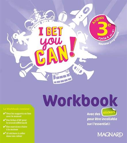Michelle Jaillet - I bet you can ! anglais 3e, cycle 4, A2-B1 : workbook : nouveau programme - Preis vom 11.10.2026 03:10:56 h