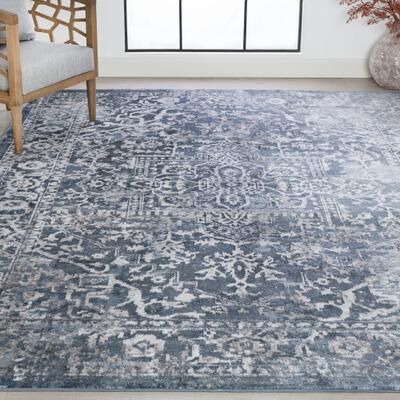 Alise Rugs Linx French Country Medallion Indoor Area Rug