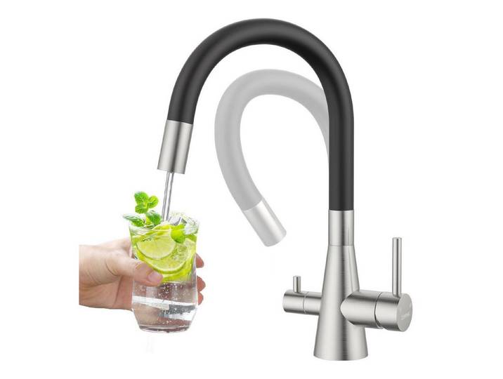 LuxusKollektion Küchenarmatur 3-Wege Küchenarmatur Flexibel (1-St)