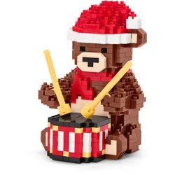 Tchibo - Baustein-Set »Weihnachts-Bär« - mehrfarbig