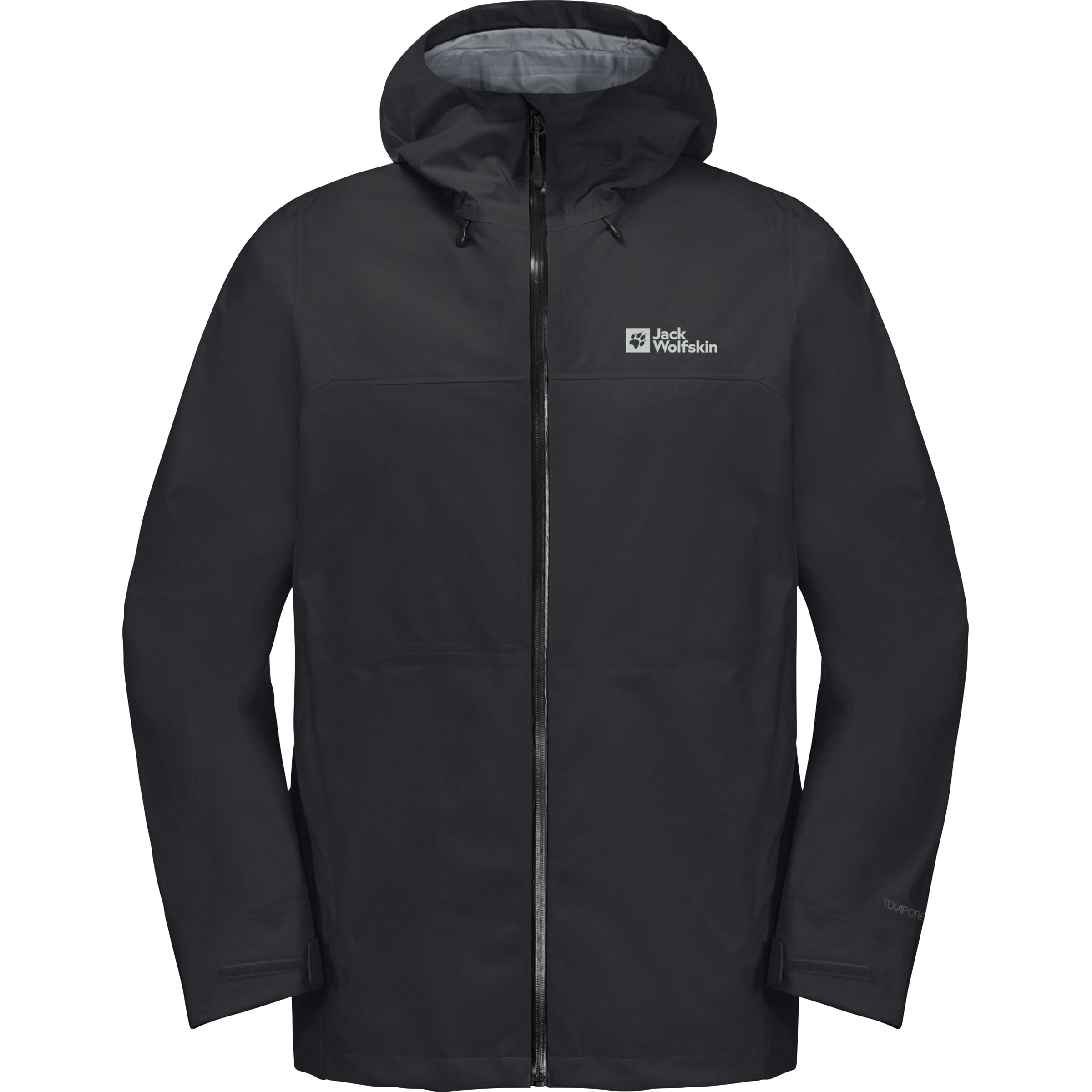 Jack Wolfskin Highest Peak 3l Herren Regenjacke schwarz Größe XL Camping Wasserabweisend Wasserabweisend