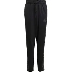 ADIDAS Kinder Hose Girls 3-Streifen Animal French, Größe 128 in Schwarz Schwarz