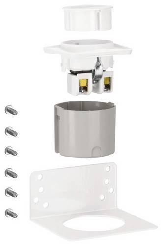 Hager VZ00APZ VZ00APZ Steckdose Schuko universal m.Haltewinkel f.APZ m.Euroadapter Steckdose 16A 1St.