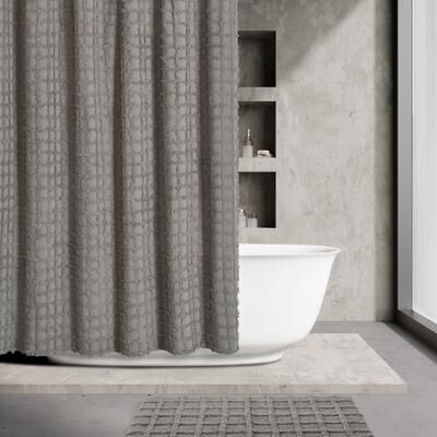 Oscar | Oliver CAMERON SHOWER CURTAIN by Oscar   Oliver in Aqua (Size ONE SIZE)