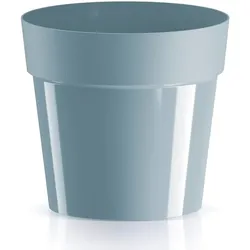 Prosperplast - CUBE BASIC Topf - 15,9x15,9x14,6cm in Hellgrau farbe