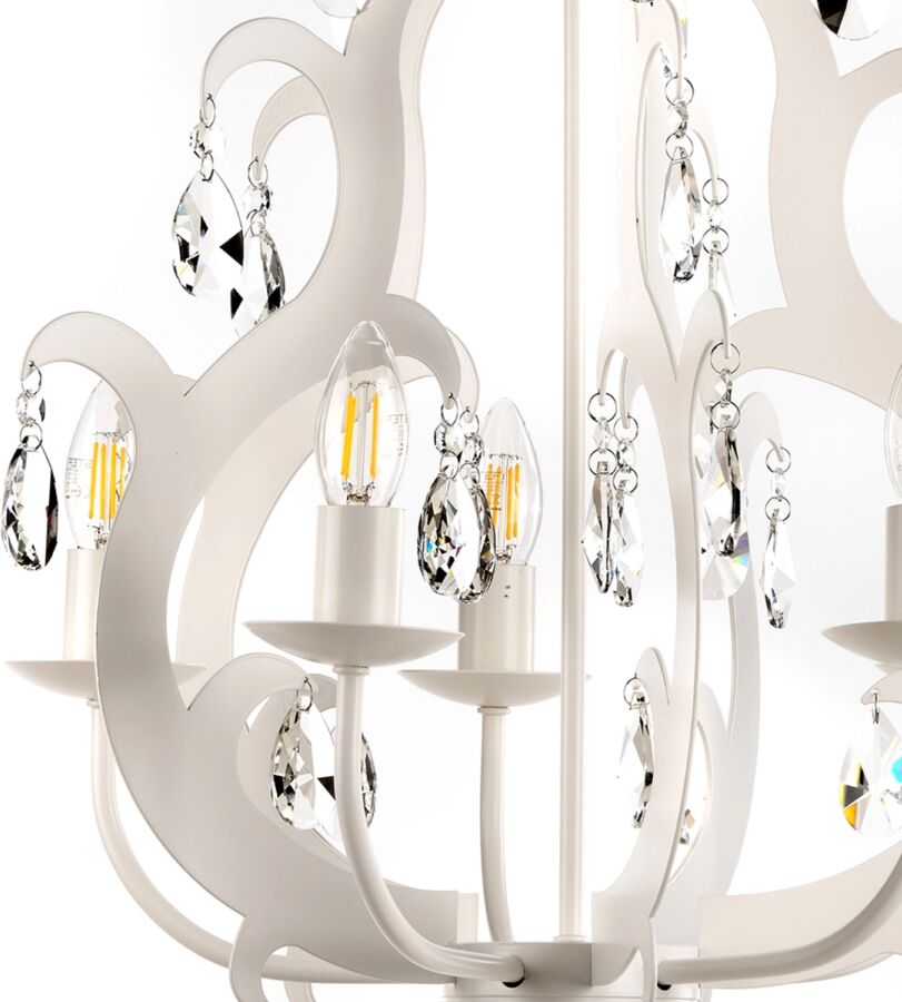 Onli LAMPADARIO JANE 5xE14 COL.BIANCO