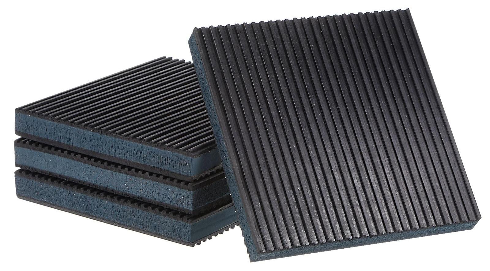 Selius 4 stuks rubberen anti-trillingspads voor wasmachine, luchtcompressor en loopband