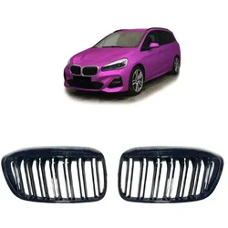 Sportgrill Kühlergrill Doppelsteg kompatibel mit passend für BMW 2er F45 / F46 18-21 glanz schwarz
