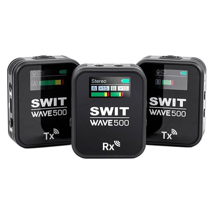 Swit WAVE500 | Wireless 2.4G Microphone with Screen, 1Tx+2Rx (WAVE500)