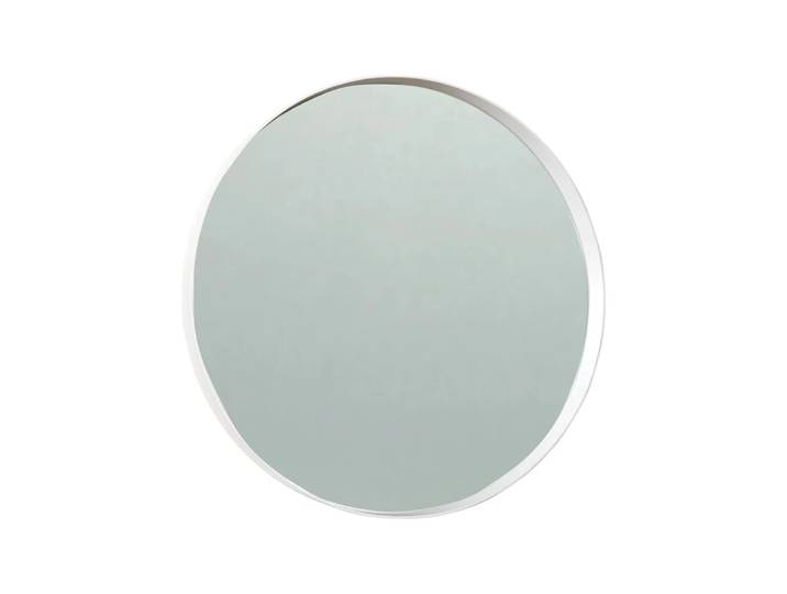 Scherlin Spiegel 9 Weiß, Ø80cm