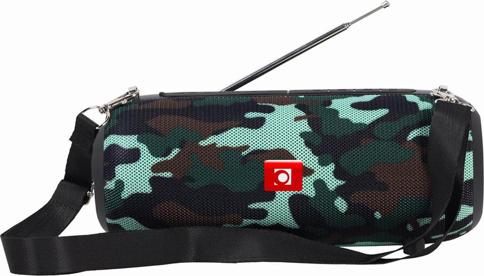 Gembird SPK-BT-17-CM Draagbare Bluetooth luidspreker met antenne camo