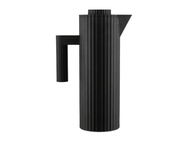 Alessi Plissé thermoskan 1 L Zwart