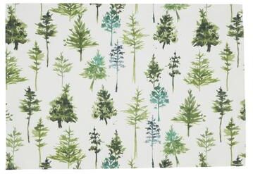 Saro Lifestyle Table Placemats With Forest Trees Design (Set of 4)
