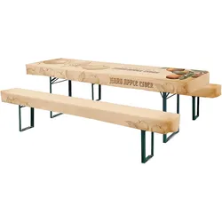 Biertisch Cover 180 x 50 cm