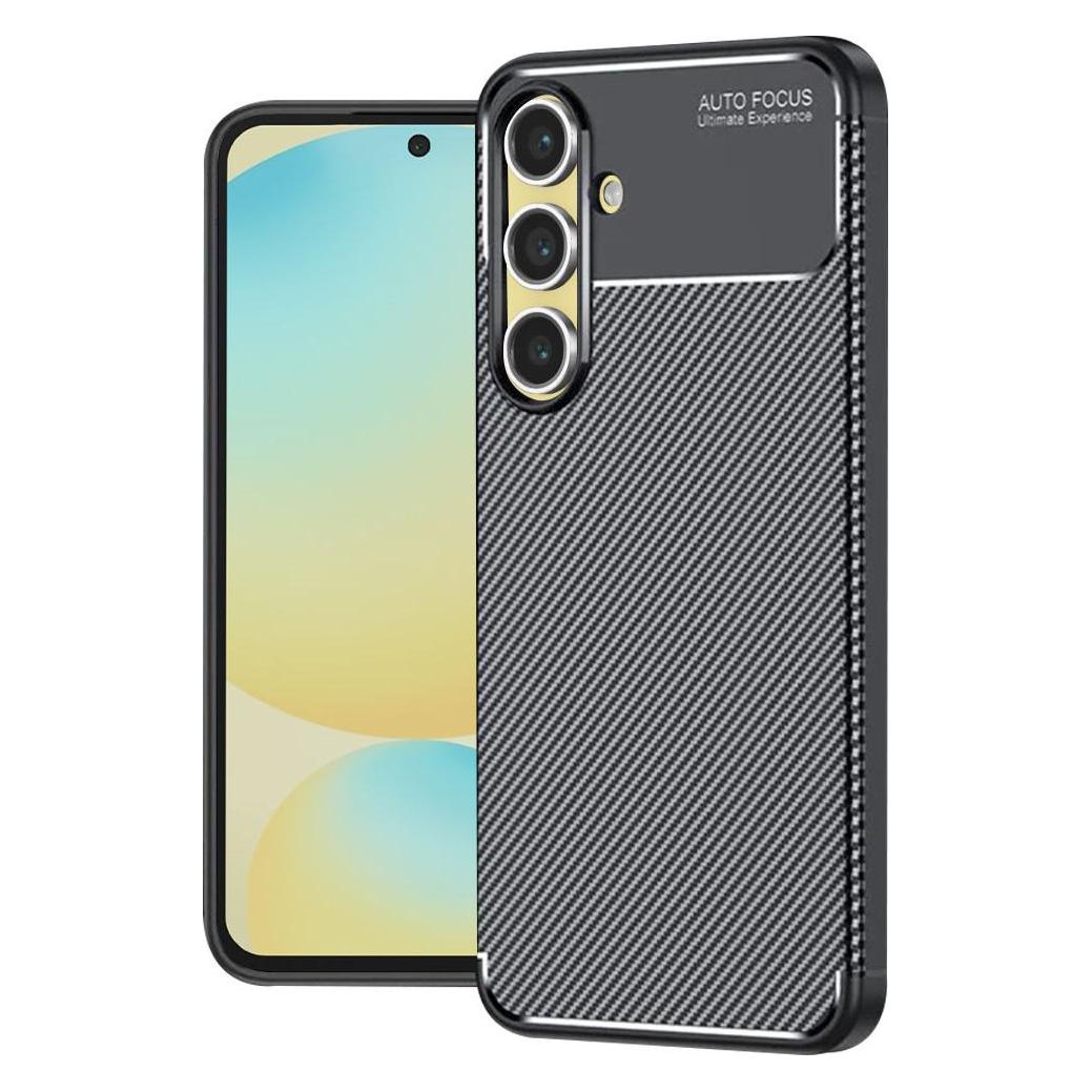 Techsuit - CarbonFiber - Samsung Galaxy S24 FE - Black (Samsung Galaxy S24 FE) (56356930)