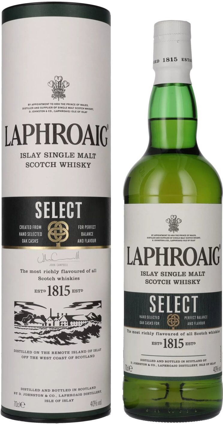 Laphroaig SELECT Islay Single Malt Scotch Whisky 40% Vol. 0,7l in Geschenkbox