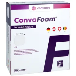 Convafoam Schaumverband Nicht-adhäsiv 5x5 Cm 10 St