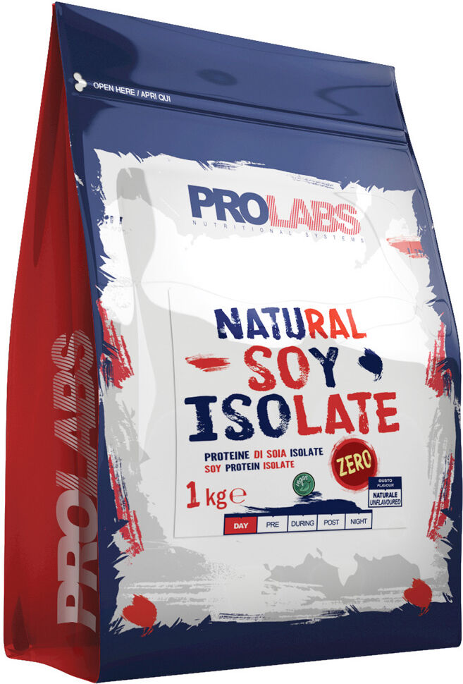 prolabs natural soy isolate zero busta 1 kg naturale