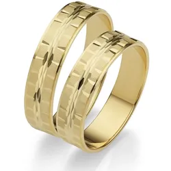 Trauring FIRETTI "Schmuck Geschenk Gold 375 Hochzeit Ehering "LIEBE" Gr. 57, gold (gelbgoldfarben), Fingerringe, Damen, 57, Gelbgold 375, 5mm, Trauring, Made in Germany
