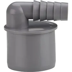 Schlauchwinkel Ø 90° für HT und KG Rohr, Airfit, Schlauchverbinder, DN 50x19-21mm