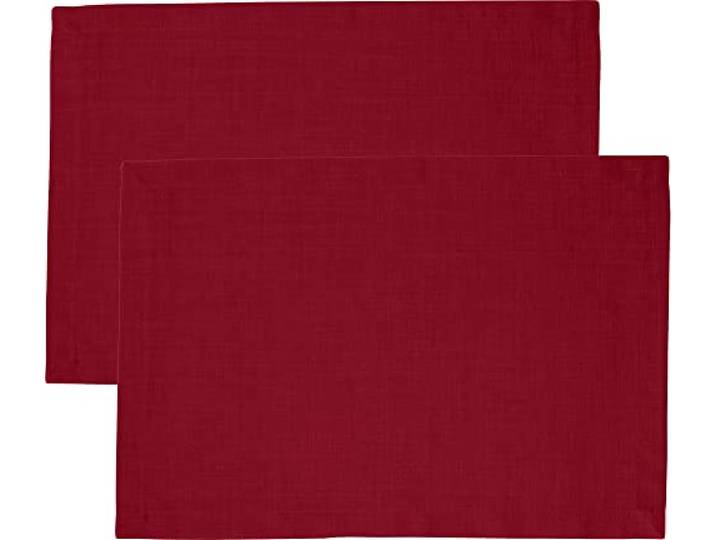 Sander Tischset Loft 2er-Pack fleckabweisend weinrot Größe 35x50 cm