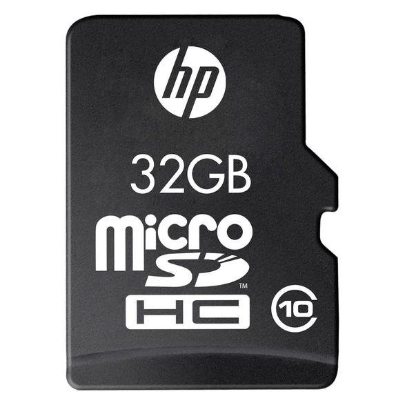 PNY Electronics HP Flash-Speicherkarte (microSDHC/SD-Adapter inbegriffen) (32 GB, microSD, microSDHC, U1, UHS-I) (SDU32GBHC10HP-EF)