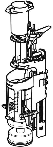 Cloche de levage Geberit rinçage 2 quantités 242397001 pour AquaClean 8000plus
