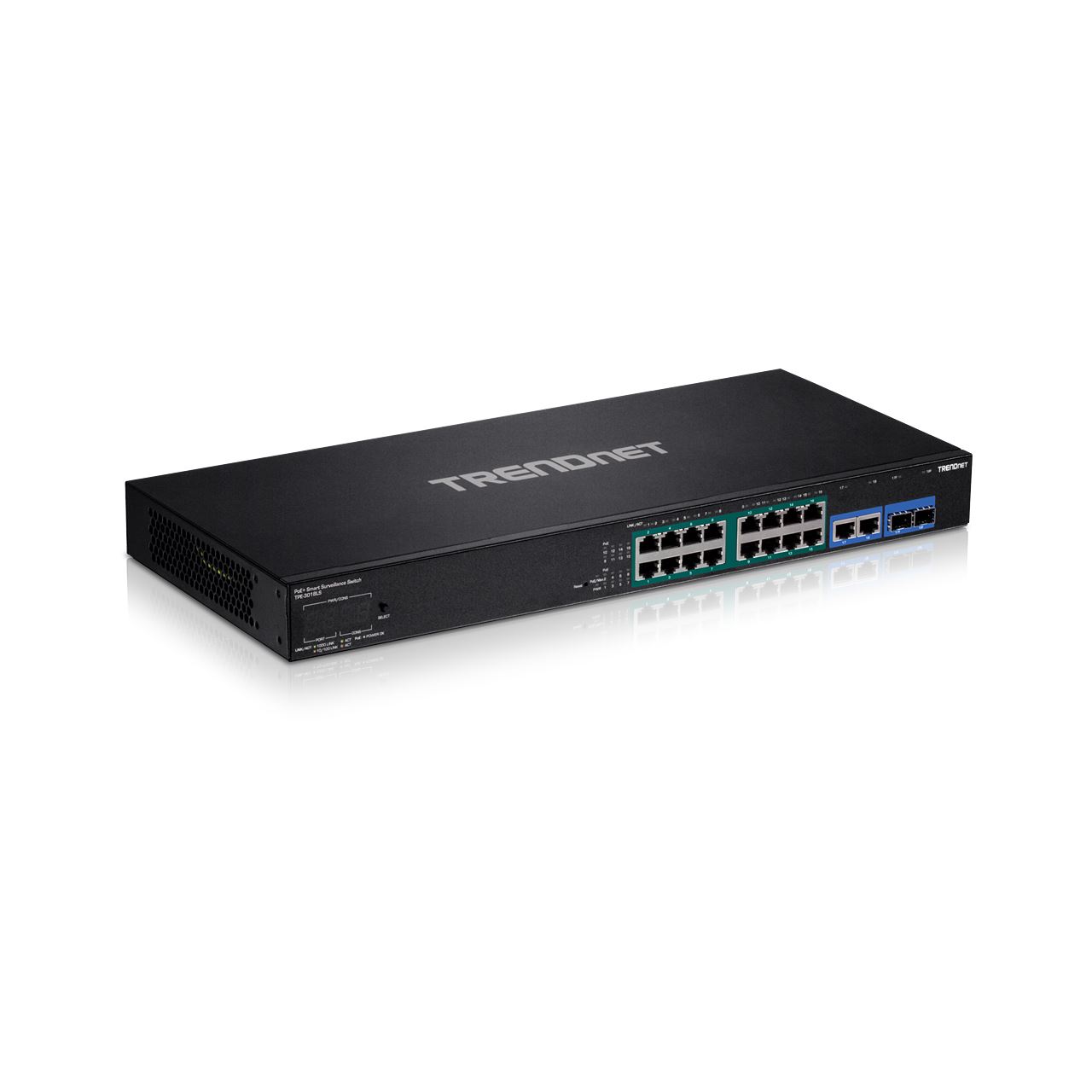 TrendNet 18-Port Gigabit PoE+ Smart Surveillance Switch