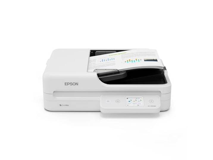 Epson Scanner à Plat Compact Workforce DS-1760WN\, avec Connexion Réseau Et Wi-FI Intégrés\, pour Les Petites Entreprises Et Les Bureaux à Domicile.