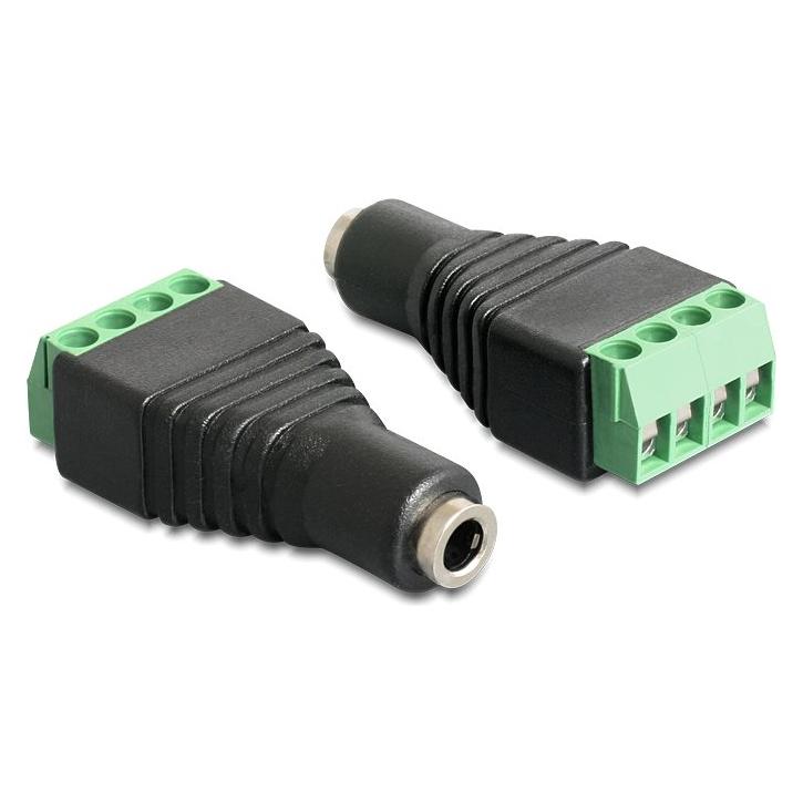Delock 65457 Adapter Klinke Buchse 3.5 mm / Terminalblock 4 Pin (Klinkenadapter) (12643)