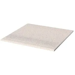 Rako Taurus Granit Treppenfliese hellgrau 30x30 cm matt TCA34078.1