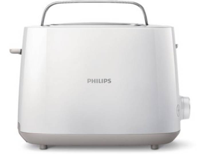Philips - Grille-Pain Hd2581/00 Toaster Blanc Daily, 2 Fentes, 830w