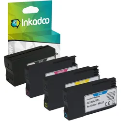 Inkadoo, Druckerpatrone, Druckerpatronen kompatibel mit HP CZ132A / 711 Tintenpatrone