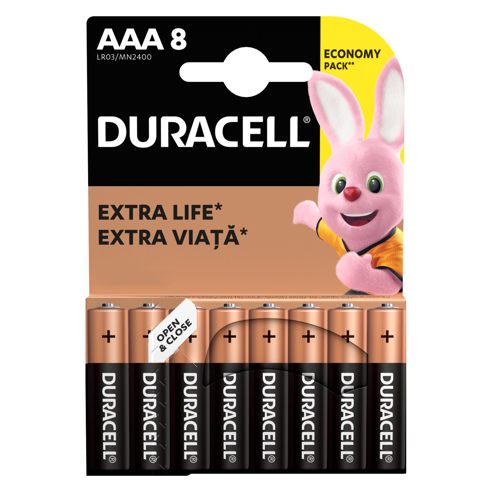 Duracell Economy Pack (8 Stk., AAA) (5000394002746)