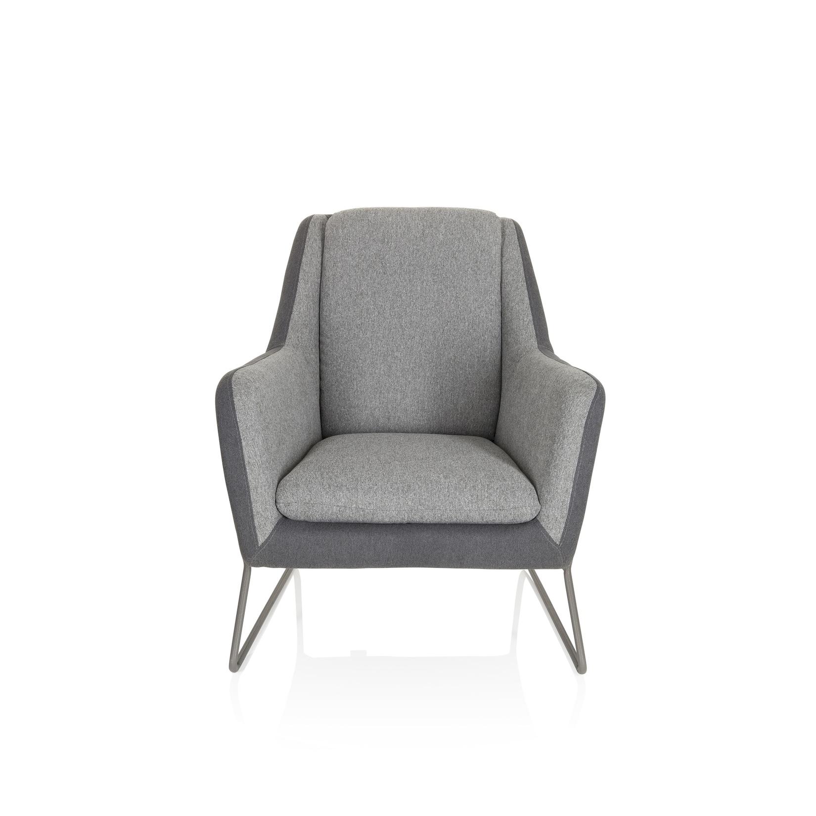 hjh OFFICE Polstersessel LAGUN Stoff mit Armlehnen
