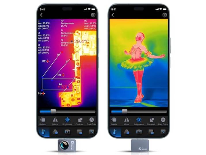 Thermal Master Warmtebeeldcamera Android P2 Pro met macrolens