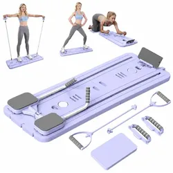 Relaxdays Pilates Board Grau,Lila