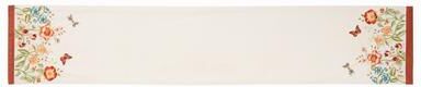 "Lenox Butterfly Meadow Fall Embroidered Table Runner, Multicolor - 14""W x 72""L"