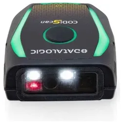 Datalogic Handrückenscanner CODIScan Std.Range (HS7600SR) (1D-Barcodes, 2D-Barcodes, QR-Code), Barcode Scanner, Grün, Schwarz