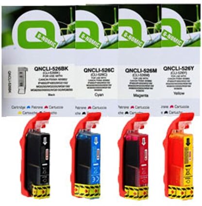 Q-Nomic CLI526 Pack 4 cartuchos