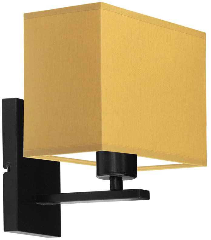 17 Stories Asavira Armed Sconce Mustard/Black